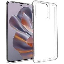 Coque arrière en silicone Phonesta Pure Clear pour Motorola Edge 60 Neo/Edge 50 Neo / ThinkPhone 25 - Transparent