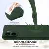 Coque arrière en silicone Phonesta Royale Liquid avec MagSafe pour OnePlus 15R - Vert foncé 5