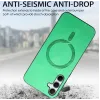 Coque arrière Phonesta Retro Vegan Leather MagSafe pour Samsung Galaxy A15 4G/5G - Vert 6