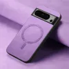 Coque arrière Phonesta Retro Vegan Leather MagSafe pour Google Pixel 9 Pro XL - Violet 2
