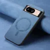 Coque arrière Phonesta Retro Vegan Leather MagSafe pour Google Pixel 9 / 9 Pro - Bleu 2