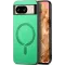 Coque arrière Phonesta Retro Vegan Leather MagSafe pour Google Pixel 9 / 9 Pro - Vert