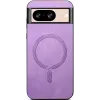 Coque arrière Phonesta Retro Vegan Leather MagSafe pour Google Pixel 9 / 9 Pro - Violet 2