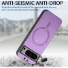 Coque arrière Phonesta Retro Vegan Leather MagSafe pour Google Pixel 9 / 9 Pro - Violet 5