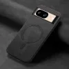 Coque arrière Phonesta Retro Vegan Leather MagSafe pour Google Pixel 9 / 9 Pro - Noir 2