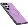 Coque arrière Phonesta Retro Vegan Leather MagSafe pour Samsung Galaxy S25 Ultra - Violet 6