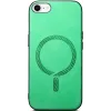 Coque arrière Phonesta Retro Vegan Leather MagSafe pour Apple iPhone 17e/16e - Vert 1