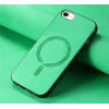 Coque arrière Phonesta Retro Vegan Leather MagSafe pour Apple iPhone 17e/16e - Vert 3