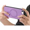 Coque arrière Phonesta Retro Vegan Leather MagSafe pour Apple iPhone 17e/16e - Violet 2