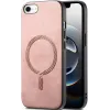 Coque arrière Phonesta Retro Vegan Leather MagSafe pour Apple iPhone 17e/16e - Rose 0