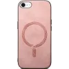 Coque arrière Phonesta Retro Vegan Leather MagSafe pour Apple iPhone 17e/16e - Rose 1