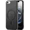 Coque arrière Phonesta Retro Vegan Leather MagSafe pour Apple iPhone 17e/16e - Noir 0