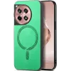 Coque arrière Phonesta Retro Vegan Leather MagSafe pour OnePlus 12R - Vert