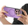 Coque arrière Phonesta Retro Vegan Leather MagSafe pour OnePlus 12R - Violet 3