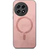 Coque arrière Phonesta Retro Vegan Leather MagSafe pour OnePlus 13 - Rose 2