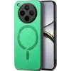 Coque arrière Phonesta Retro Vegan Leather MagSafe pour Oppo Find X8 Pro - Vert