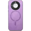Coque arrière Phonesta Retro Vegan Leather MagSafe pour HONOR Magic7 Pro - Violet 2