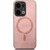 Coque arrière Phonesta Retro Vegan Leather MagSafe pour Oppo Reno13 - Rose 2