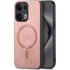 Coque arrière Phonesta Retro Vegan Leather MagSafe pour Oppo Reno13 Pro - Rose