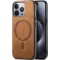 Coque arrière Phonesta Retro Vegan Leather MagSafe pour Apple iPhone 16 Pro Max - Marron