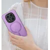 Coque arrière Phonesta Retro Vegan Leather MagSafe pour Xiaomi Redmi Note 14 Pro Plus - Violet 2