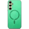 Coque arrière Phonesta Retro Vegan Leather MagSafe pour Samsung Galaxy A36/A56 - Vert 2