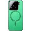 Coque arrière Phonesta Retro Vegan Leather MagSafe pour Xiaomi 15 - Vert 2