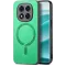 Coque arrière Phonesta Retro Vegan Leather MagSafe pour Xiaomi Redmi Note 14 Pro 5G / Xiaomi Poco X7 - Vert