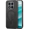 Coque arrière Phonesta Retro Vegan Leather MagSafe pour Xiaomi Redmi Note 14 Pro 5G / Xiaomi Poco X7 - Noir 0