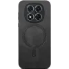 Coque arrière Phonesta Retro Vegan Leather MagSafe pour Xiaomi Redmi Note 14 Pro 5G / Xiaomi Poco X7 - Noir 1
