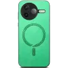 Coque arrière Phonesta Retro Vegan Leather MagSafe pour Xiaomi Poco F7 Pro - Vert 3