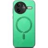 Coque arrière Phonesta Retro Vegan Leather MagSafe pour Xiaomi Poco F7 Ultra - Vert 1
