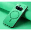 Coque arrière Phonesta Retro Vegan Leather MagSafe pour Nothing Phone (3a) - Vert 4