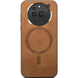 Coque arrière Phonesta Retro Vegan Leather MagSafe pour Nothing Phone (3a) Pro - Marron