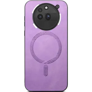 Coque arrière Phonesta Retro Vegan Leather MagSafe pour Nothing Phone (3a) Pro - Violet