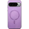 Coque arrière Phonesta Retro Vegan Leather MagSafe pour Google Pixel 10 Pro XL - Violet