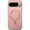 Coque arrière Phonesta Retro Vegan Leather MagSafe pour Google Pixel 10 Pro XL - Rose 2