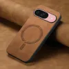 Coque arrière Phonesta Retro Vegan Leather MagSafe pour Google Pixel 10 / 10 Pro - Marron 4