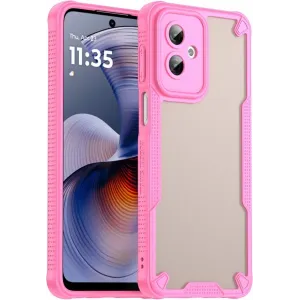 Coque arrière Phonesta Shockproof Armor pour Motorola Moto G55 - Rose