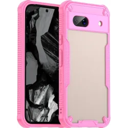 Coque arrière Phonesta Shockproof Armor pour Google Pixel 8a - Rose