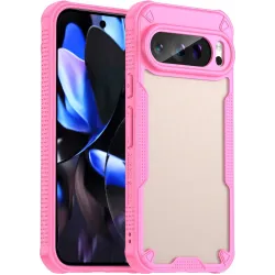 Coque arrière Phonesta Shockproof Armor pour Google Pixel 9 Pro - Rose