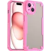 Coque arrière Phonesta Shockproof Armor pour Apple iPhone 15 - Rose