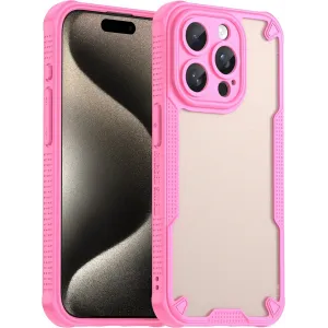 Coque arrière Phonesta Shockproof Armor pour Apple iPhone 15 Pro - Rose