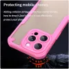 Coque arrière Phonesta Shockproof Armor pour Apple iPhone 15 Pro Max - Rose 4