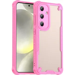 Coque arrière Phonesta Shockproof Armor pour Samsung Galaxy S25/S24 - Rose