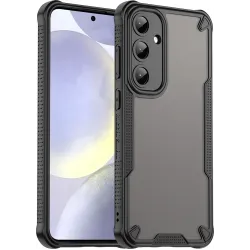 Coque arrière Phonesta Shockproof Armor pour Samsung Galaxy S25 Plus/S24 Plus - Noir