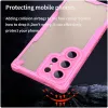 Coque arrière Phonesta Shockproof Armor pour Samsung Galaxy S24 Ultra - Rose 4