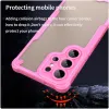 Coque arrière Phonesta Shockproof Armor pour Samsung Galaxy S25 Ultra - Rose 4