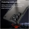 Coque arrière Phonesta Shockproof Armor pour Samsung Galaxy S25 Ultra - Noir 4