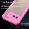Coque arrière Phonesta Shockproof Armor pour Google Pixel 9a - Rose 4